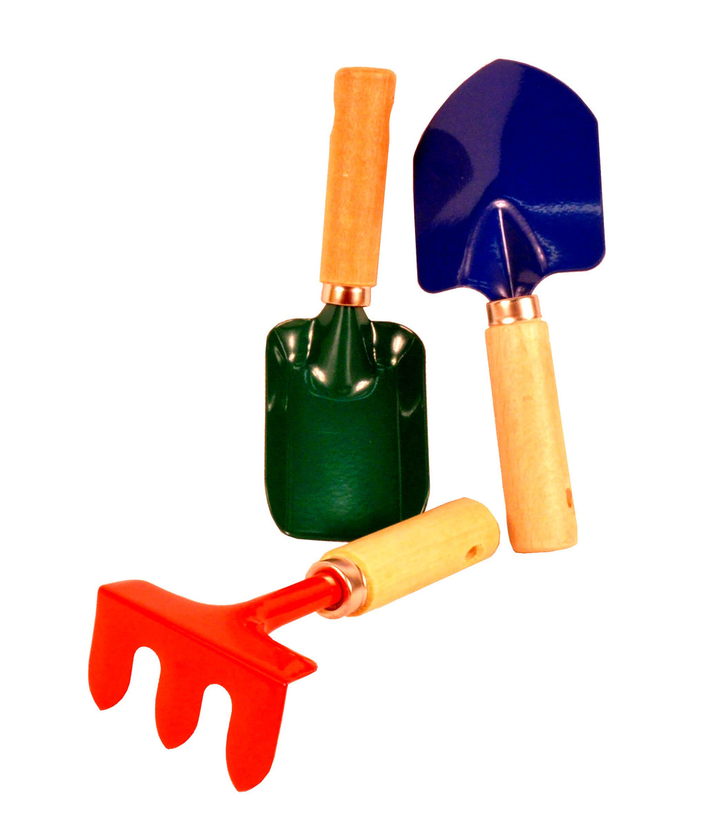 JustForKids Kids Garden Tools Set with Tote