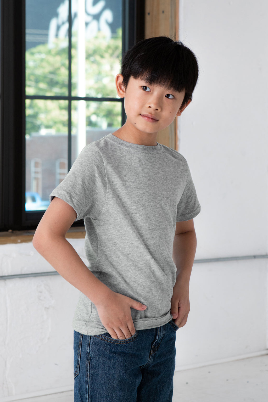 Youth Premium Cotton Short Sleeve Tee (Fashion Colors)