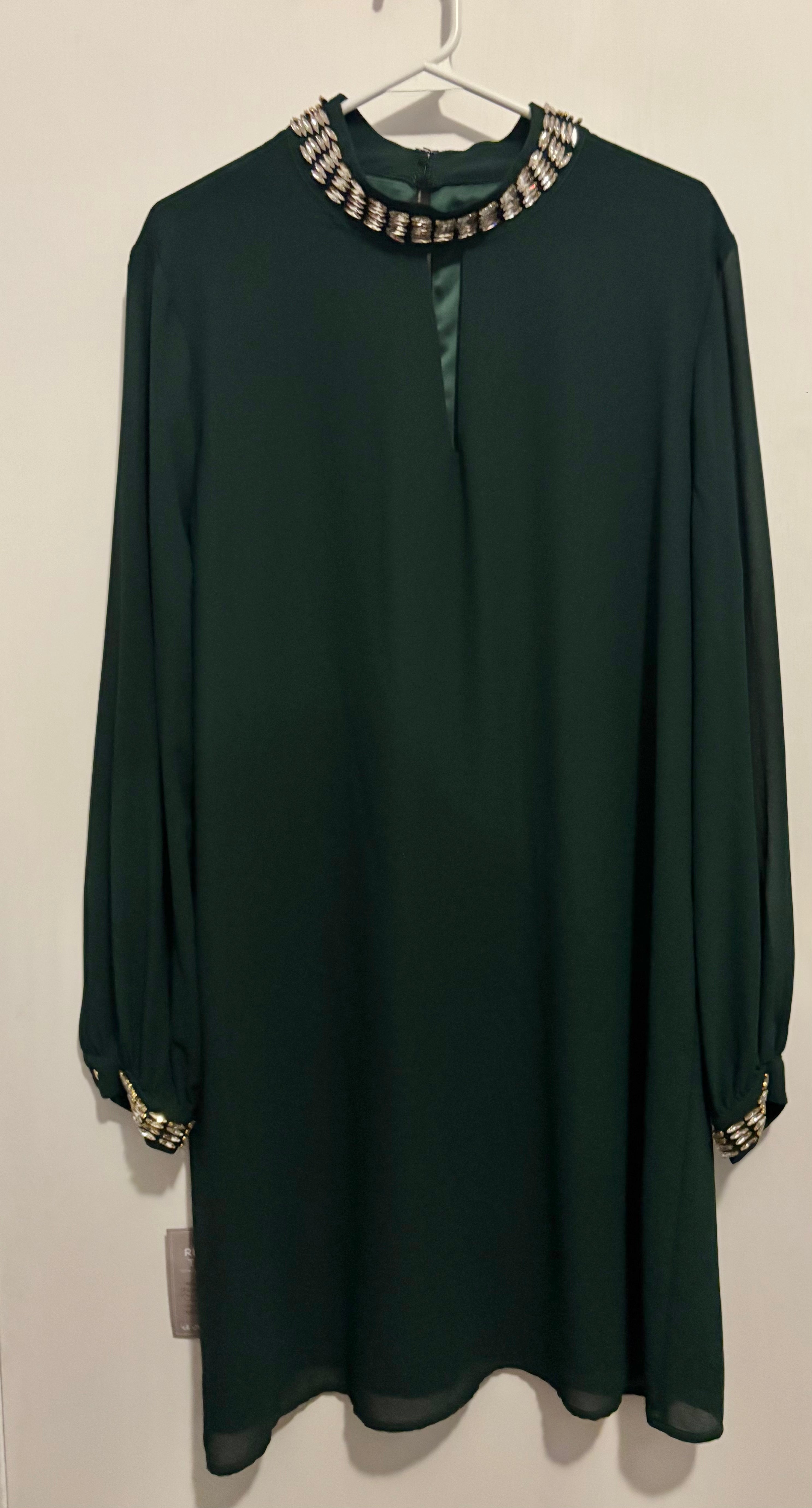 Womens dark green dress